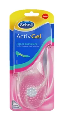 SCHOLL ActivGel Semelles Talons Quotidiens