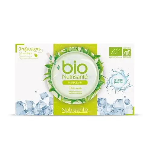 NUTRISANTE BIO Tisane - Infusion Froide Minceur (20 sachets)