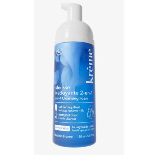 Krème - Mousse Nettoyante 2 en 1 - 150ml