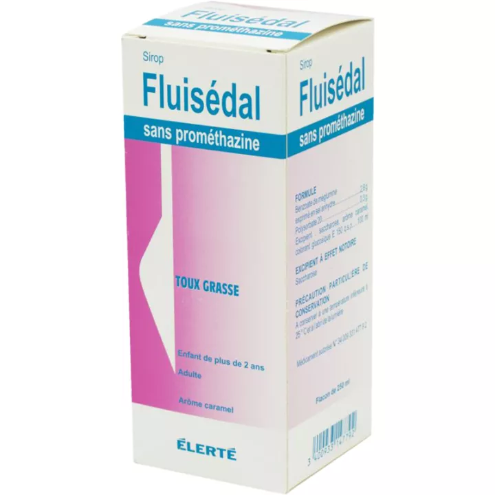 Fluisedal sans prométhazine sirop toux grasse