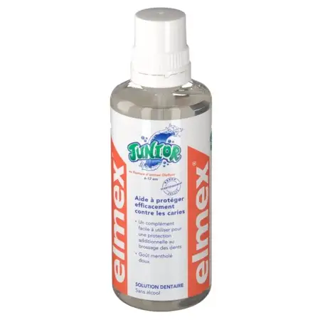 Elmex junior solution dentaire 6/12ans, 400 ml