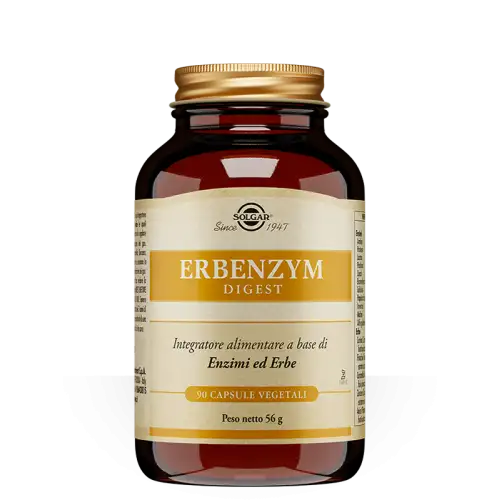 Erbenzym Digest Solgar 90 Capsules Végétariennes