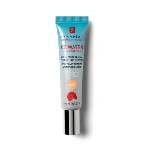 ERBORIAN - CC Water Gel Perfecteur de peau à la Centella Doré - 15ml