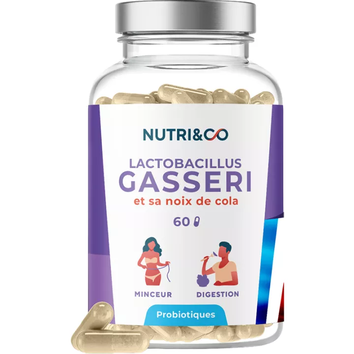 Nutri&Co Lactobacillus Gasseri & Noix de Cola 60 Gélules