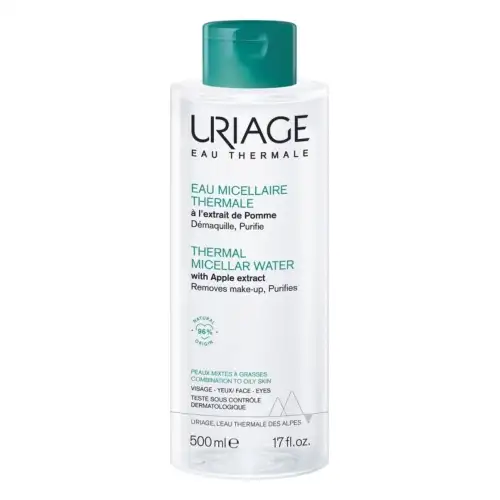 URIAGE - Eau Micellaire Thermale Peaux Mixtes à Grasses - 500 ml