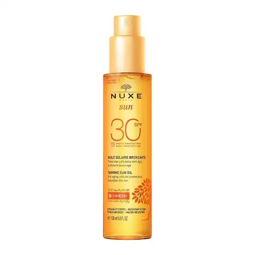 NUXE SUN - Huile Solaire Bronzante Haute Protection SPF30 (150 ml)
