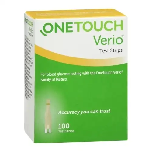 ONE TOUCH VERIO Bandelettes - Mesure Glycémie (100 bandelettes)