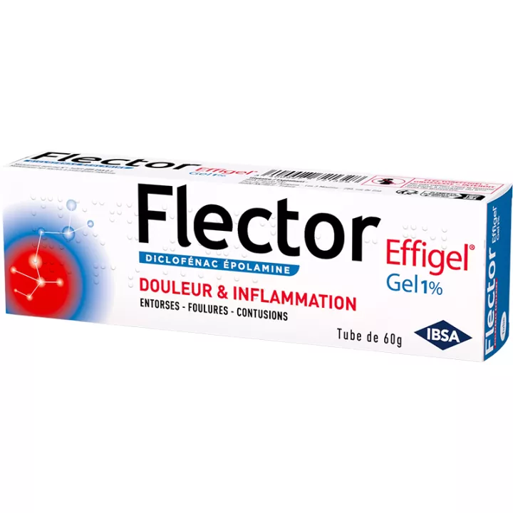 Flector Effigel 1 Pourcent Gel Diclofénac Épolamine Tube 60g