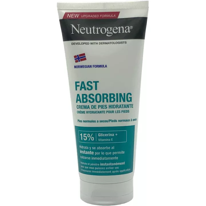 Neutrogena Fast Absorbing Crème Hydratante Pieds