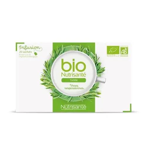 NUTRISANTE BIO Tisane - Infusion Thym (20 sachets)