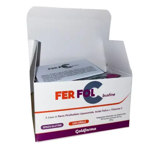 Fer Fol C Goldfarma 20 Sachets