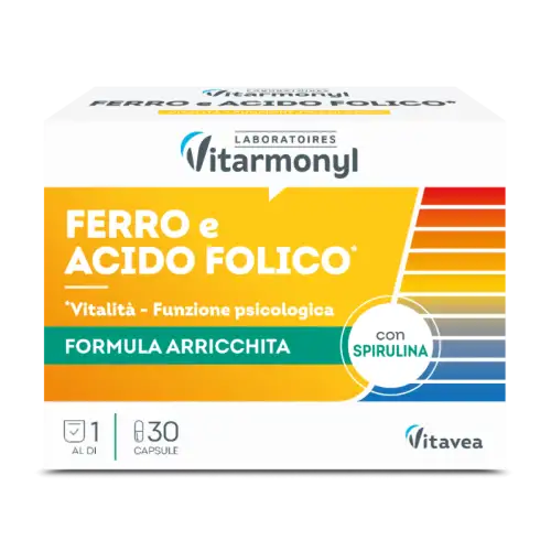 Fer Acide Folique Vitarmonyl 30 Gélules