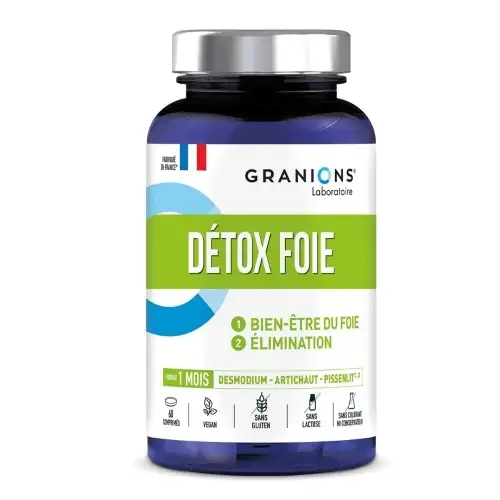 GRANIONS - Détox Foie 1000mg - 60 comprimés