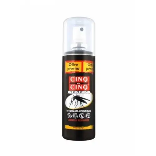 CINQ sur CINQ TROPIC - Lotion Anti-Moustiques - Spray 100ml