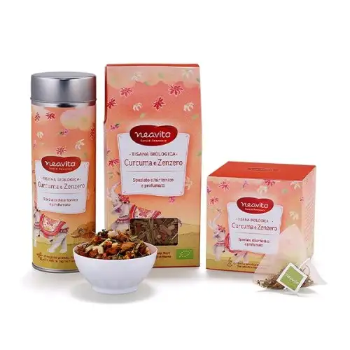 Filtre Coffret Curcuma Et Gingembre Neavita 15 Sachets
