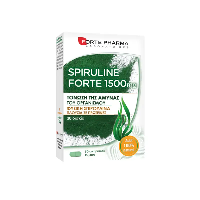 FORTE PHARMA spiruline fort 1500 mg | 30 comprimes