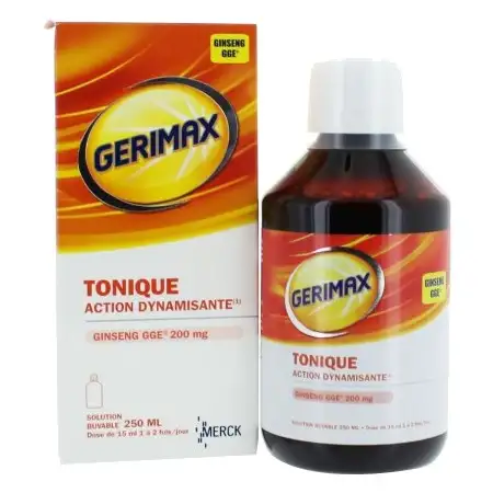 Gerimax ginseng tonique, 250 ml de solution buvable