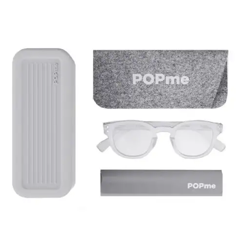 LUNETTES POPME BLANC GLACE +1