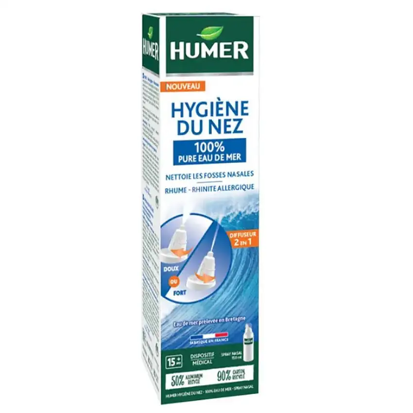 Humer - Diffuseur 2en1 Hygiène du nez - 150mL