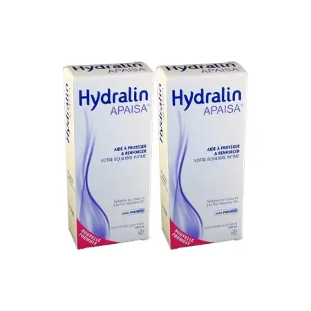 Hydralin Apaisa solution à usage intime - 2 x 200 ml