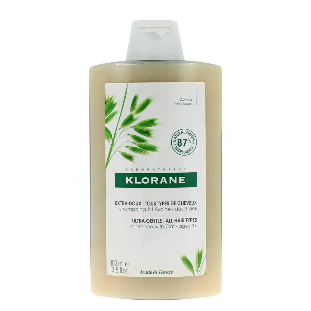 Klorane Capillaire Shampoing Avoine Bio Flacon De 400 Ml