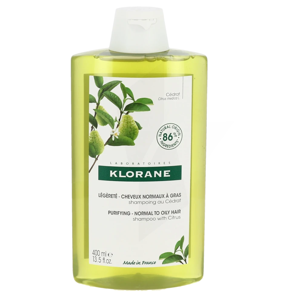 Klorane Capillaire Shampoing CÉdrat Flacon De 400 Ml
