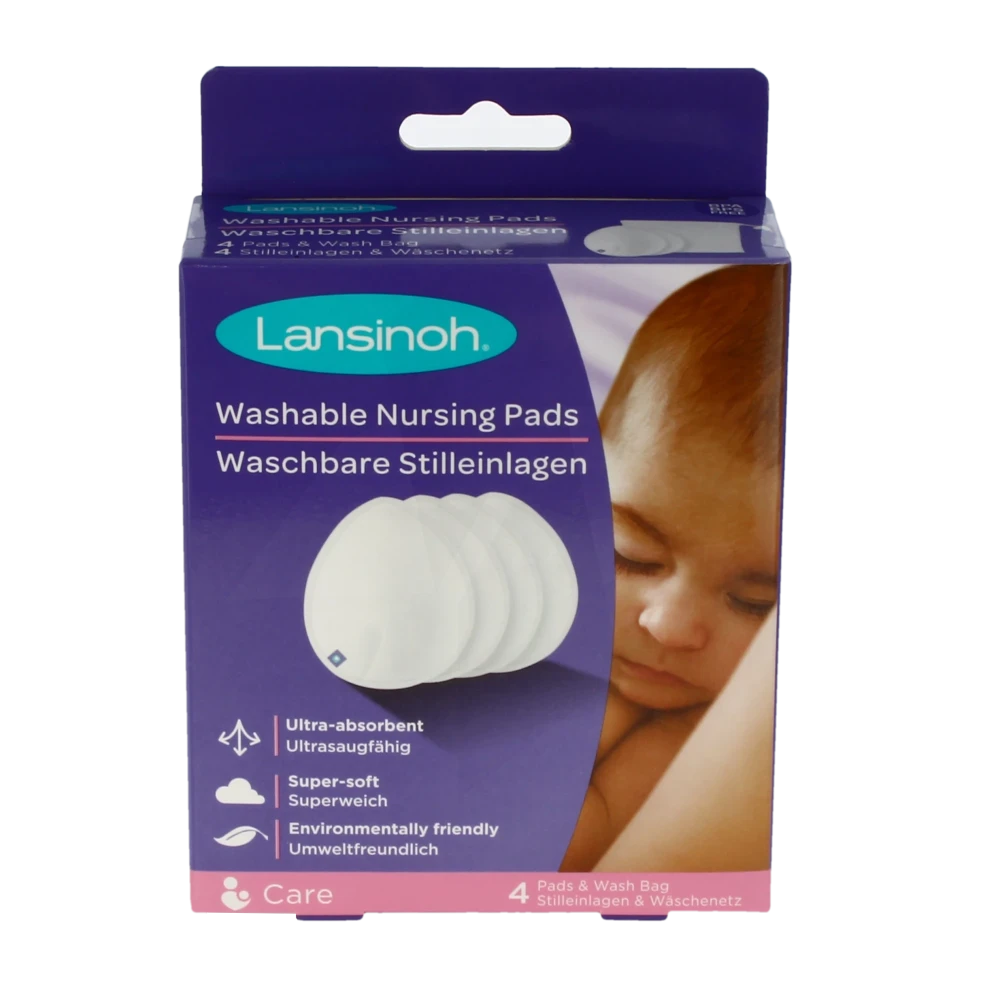 Lansinoh Coussinet Lavable D'allaitement 4 Pcs