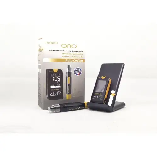 KIT DE LECTEUR DE GLYCÉMIE GOLD LINE