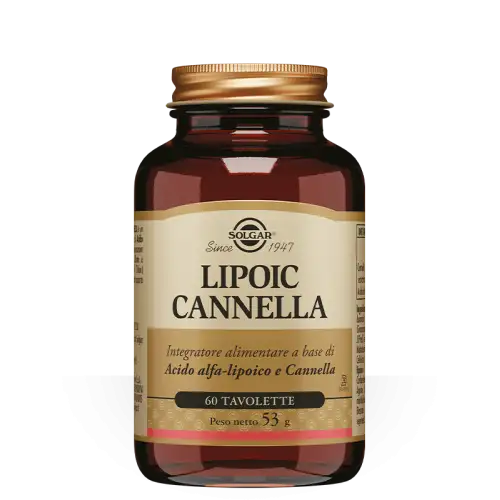 Cannelle Lipoïque Solgar 60 Comprimés