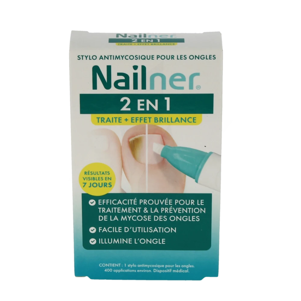 Nailner Repair Solution Pour Application Stylo 2 En 1 Flacon De 4 Ml