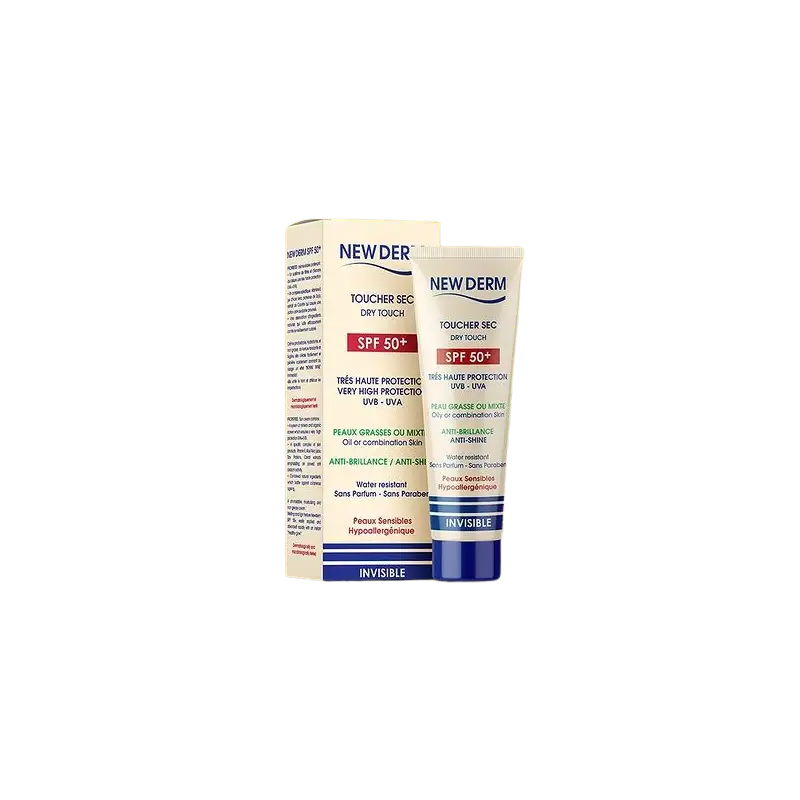 NEW DERM écran solaire invisible spf 50+ | 40 ml
