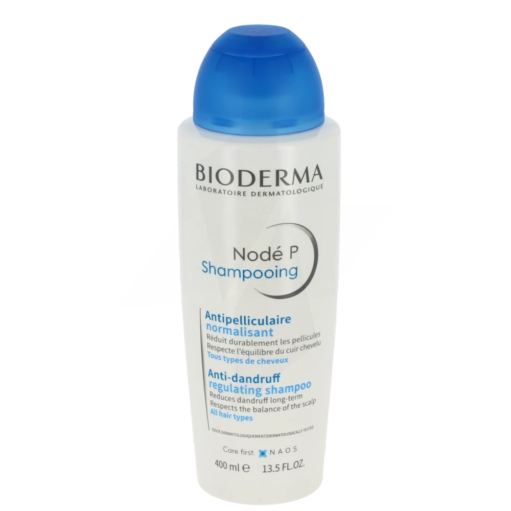 Bioderma Nodé P Normalisant Shampoing Anti Pelliculaire Tous Types De Cheveux 400 Ml