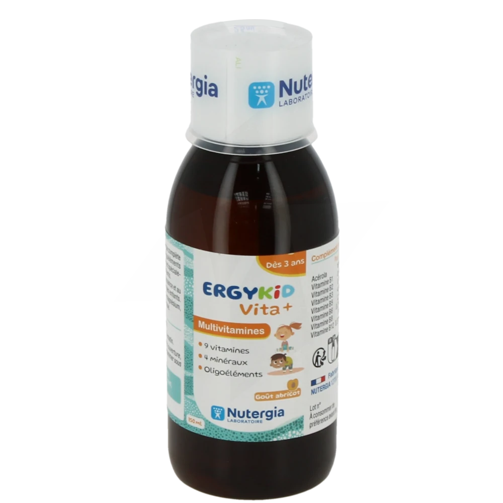 Nutergia Ergykid Vita + Solution Buvable Flacon De 150 Ml
