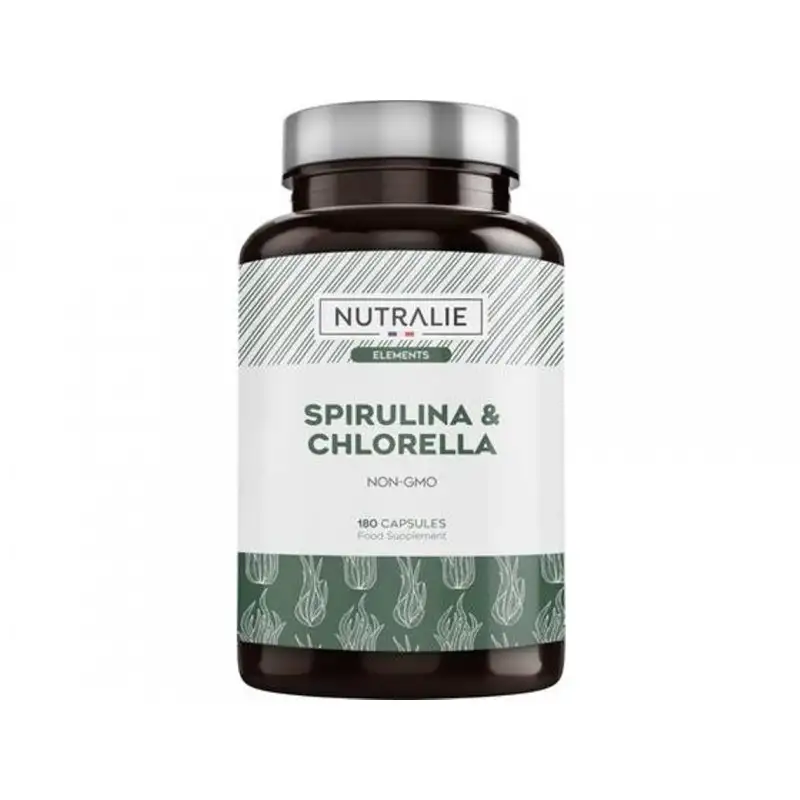 Nutralie Spirulina et Chlorella | 180 Capsules