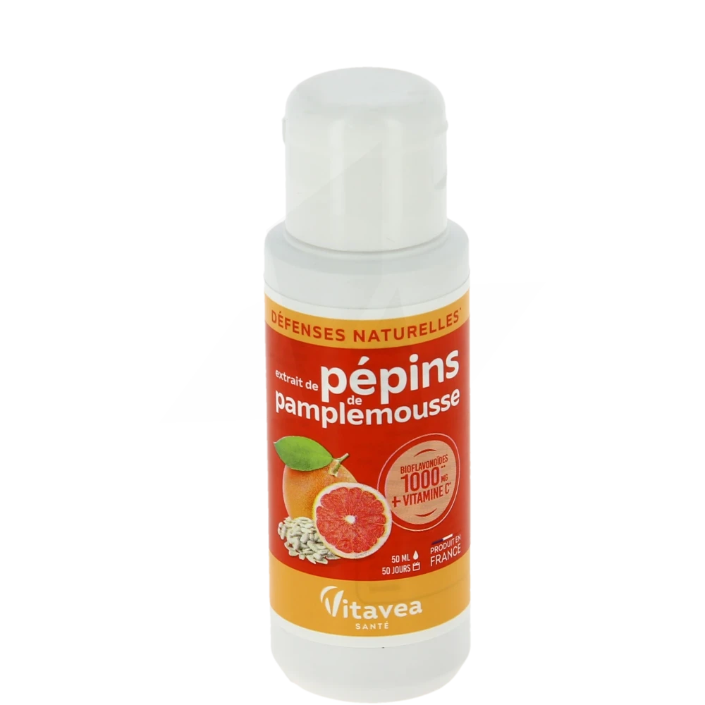Vitavea Extrait De Pépins De Pamplemousse Solution Buvable Flacon De 50 Ml