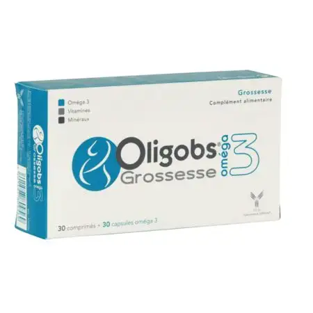 OLIGOBS GROSSESSE OMEGA 3 COMPRIME 30 + CAPSULE 30 - apport nutritionnel