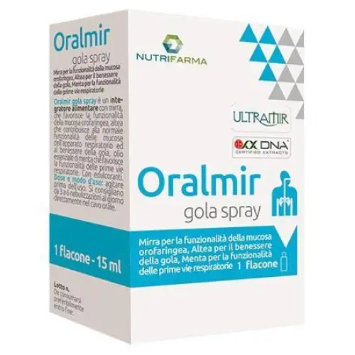 ORALMIR SPRAY POUR LA GORGE 15ML