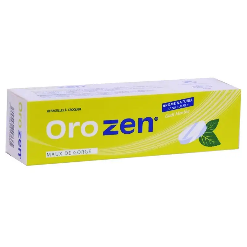 OROZEN MAUX DE GORGE 20 PASTILES