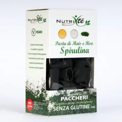 Paccheri Maïs et Riz Pâtes Eau et Farine Nutri-tea® 250g