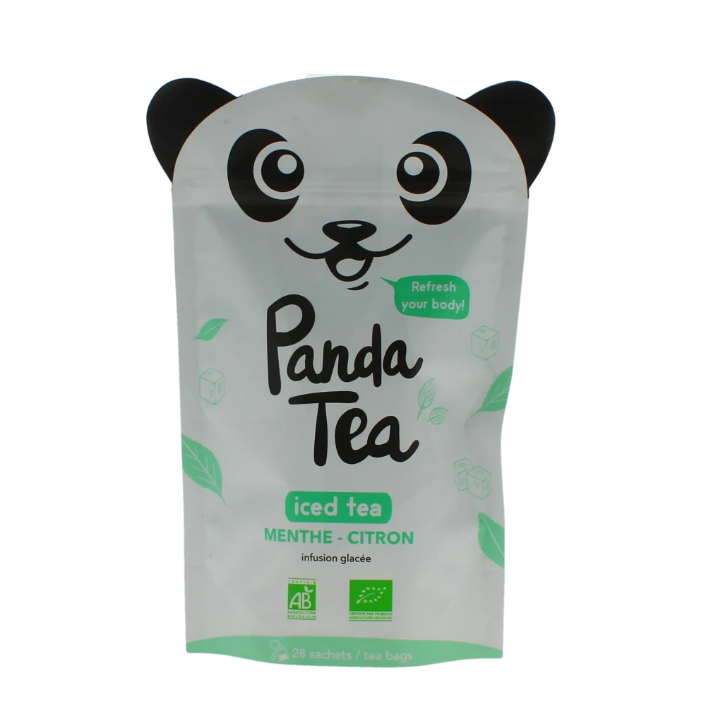 Panda Tea Iced Tea Menthe Citron Tisane 28 Sachets