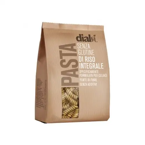 Dialsì® Pâtes de Riz Brun Sans Gluten Format Fusilli 400g