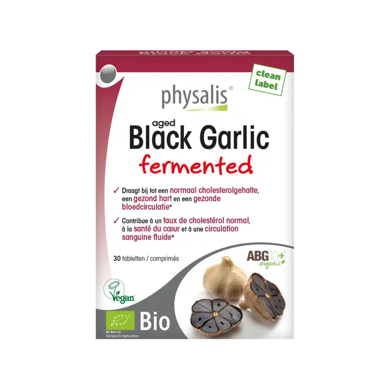 PHYSALIS aged black garlic fermented | 30 comprimés