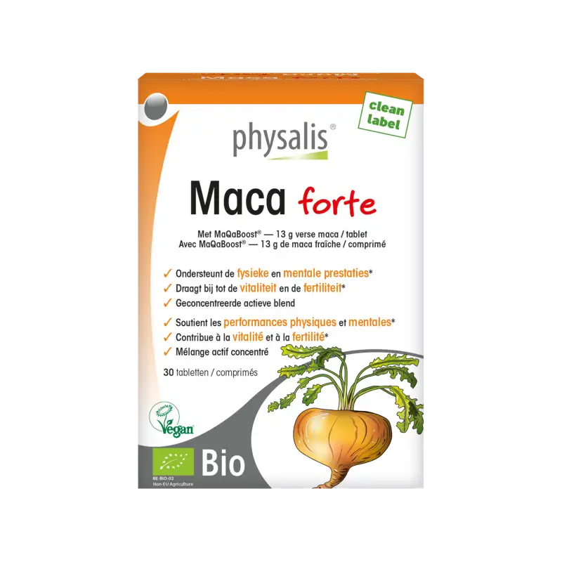 PHYSALIS MACA FORTE 30 COMPRIMES