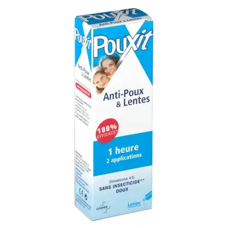 Pouxit Bleu Lotion anti-poux 100 ml