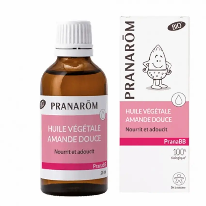 Pranarom - Huile végétale Amande douce - 50ml