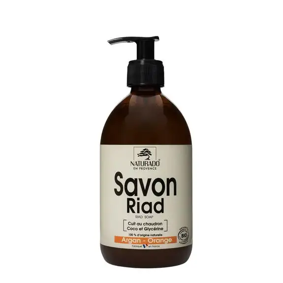Naturado savon Riad Argan bio Orange 500ml
