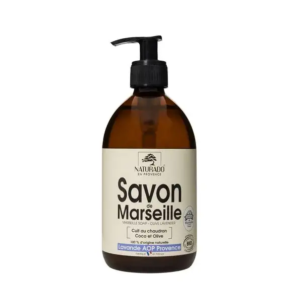 Naturado savon de Marseille bio à la lavande 500ml