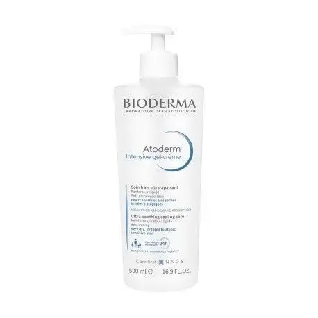 Bioderma Atoderm Intensive Gel-Crème Soin Frais Ultra-Apaisant 500 ml