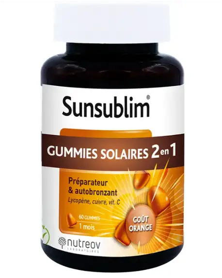 Nutreov Sunsublim Bronzage Sublime 60 Gummies