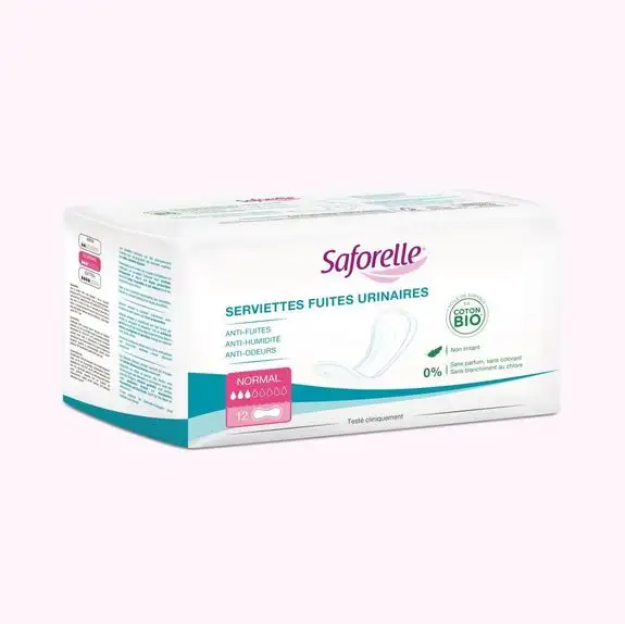 Saforelle Serviettes Fuites Urinaires normal par 12